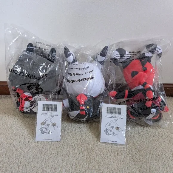 Helluva Boss Millie Moxxie Blitzø Seated Plush Bundle Brand New! - Picture 2 of 5